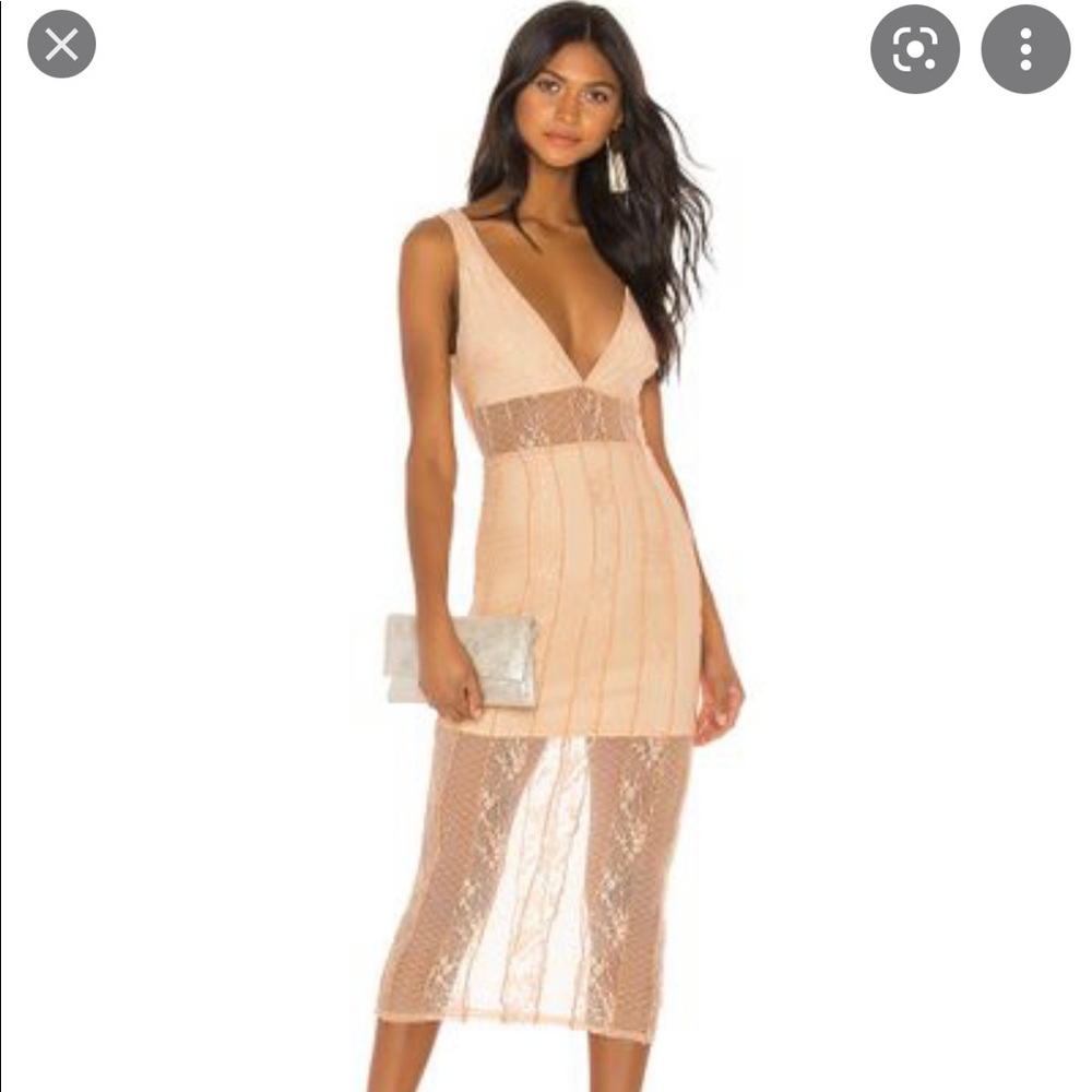 Nbd Natural Libra Midi Dress - Revolve
